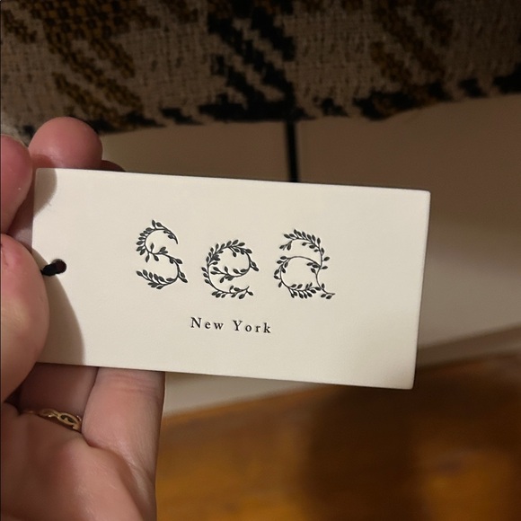 Sea New York Plaid Ankle Pants in Black and Gold - Picture 3 of 7